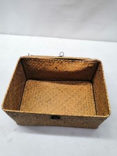 Esoes Aufbewahrungskorb aus geflochtenem Rattan, Aufbewahrungsbox mit Deckel,  na sprzedaż Esoes Aufbewahrungskorb aus geflochtenem Rattan, Aufbewahrungsbox mit Deckel,  na sprzedaż  PL