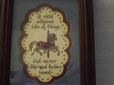 Calligraphy saying burgundy for sale  Morrow
