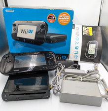 Console Nintendo Wii U 32GB preto premium conjunto na caixa versão japonesa funcionando comprar usado  Enviando para Brazil