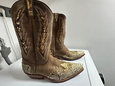 Cowboystiefel schlangenleder r gebraucht kaufen  Lauenbrück