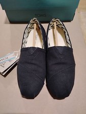Usado, Chinelo Feminino de Lona de Algodão Reciclado Alpargata Usado Como Novo_TOMS comprar usado  Enviando para Brazil