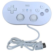 Controle com fio clássico branco fabricante de equipamento original Nintendo Wii RVL-005 comprar usado  Enviando para Brazil