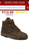 Roper horseshoe boots for sale  Price