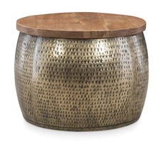 Hammered gold drum for sale  Ashford