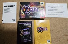 Zelda-Majora's Mask - Nintendo 64 (N64) Apenas Caixa e Inserções Manuais **SEM JOGO** comprar usado  Enviando para Brazil