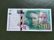 Billet 500 francs d'occasion  Arques