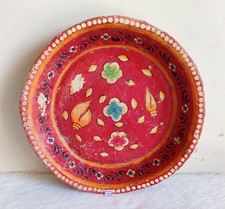 Prato decorativo antigo pintado à mão floral arte papel machê TC253 comprar usado Prato decorativo antigo pintado à mão floral arte papel machê TC253 comprar usado  Enviando para Brazil