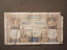 1000 francs 1938 d'occasion 1000 francs 1938 d'occasion La Coquille