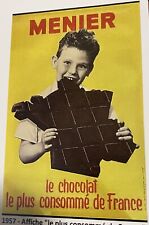 Chocolat menier affiche d'occasion  Bussy-Saint-Georges