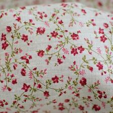 Toile lin imprimé d'occasion  La Bazoge
