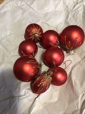 Rote weihnachtskugeln stck gebraucht kaufen  Hodelhagen