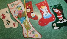 Vtg christmas stocking for sale  USA