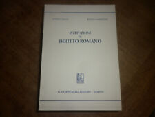 Istituzioni diritto romano usato  Cesenatico