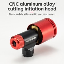 Adaptador de bomba de alumínio cabeça de bico de cilindro de CO2 ROCKBROS bicicleta com medidor de pressão  comprar usado  Enviando para Brazil