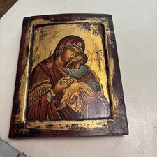 Icône vierge bois d'occasion  Brignoles