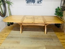 Oak extendable dining for sale  DUKINFIELD