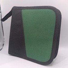 Estojo de armazenamento CD DVD 24 DISCOS suporte zíper fichário manga verde preto - Usado  comprar usado  Enviando para Brazil