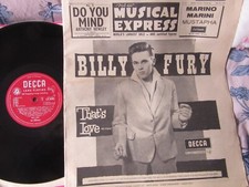 Lp. billy fury for sale  LONDON