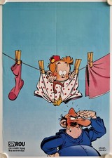 Affiche bande dessinée d'occasion  La Courtine
