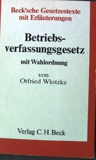Betriebsverfassungsgesetz wahl gebraucht kaufen  Koblenz