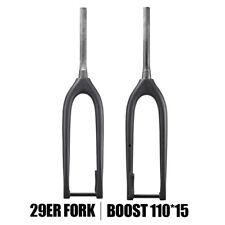 AIRWOLF Carbon MTB Gabeln Starrgabel Tapered Mountainbike 29er Boost 15*110mm, usado comprar usado  Enviando para Brazil