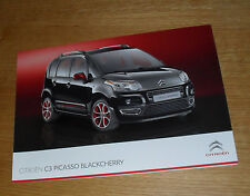 Folheto Citroen C3 Picasso Black Cherry edição especial 2010-2011 - 1.6 HDI comprar usado  Enviando para Brazil
