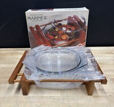 Caçarola redonda vintage Marinex Collection 2 qt vidro + tampa com suporte de mogno comprar usado Caçarola redonda vintage Marinex Collection 2 qt vidro + tampa com suporte de mogno comprar usado  Enviando para Brazil