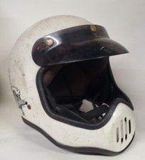 Capacete Vintage Motocicleta Simpson Bell Moto Chopper Harley Motocross Supercross comprar usado  Enviando para Brazil