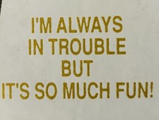 Vintage always trouble for sale  Delray Beach