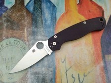 Spyderco paramilitary satin for sale  New Holland