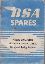 Bsa c10l 250cc for sale  ALFRETON
