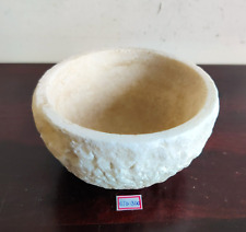 Tigela de pedra de mármore esculpida à mão antiga colecionável 19c STO300 comprar usado  Enviando para Brazil