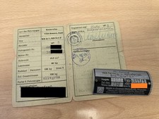 Typenschild betriebserlaubnis  gebraucht kaufen  Chemnitz