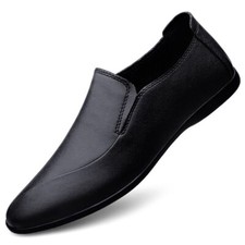 Sapatos casuais masculinos de couro genuíno verão mocassins macios sapatos  comprar usado  Enviando para Brazil
