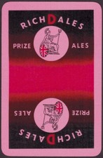 Usado, Cartas de baralho 1 carta única antiga RICHDALES SHEFFIELD BREWERY cerveja publicidade arte comprar usado  Enviando para Brazil