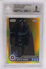 Używany, 2023 Topps Star Wars Chrome Darth Vader Gold Refractor #15 /50 BGS 9 na sprzedaż  PL
