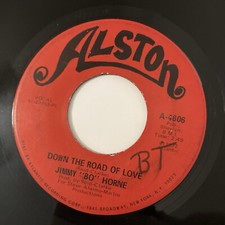 Sweet Soul 45 Jimmy Bo Horne Down The Road Of Love ALSTON VG+ comprar usado  Enviando para Brazil