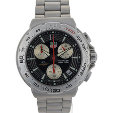 Relógio masculino TAG Heuer Formula 1 Indy 500 cronógrafo mostrador preto 43 mm, usado comprar usado  Enviando para Brazil