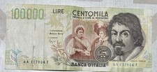 Banconote italiane lire usato Banconote italiane lire usato  Castel San Niccolo
