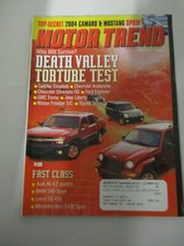 Usado, MOTOR TREND MAGAZINE SEPT 2001 CADILLAC ESCALADE CHEVY AVALANCHE SILVERADO HD comprar usado  Enviando para Brazil