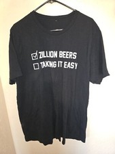 BARSTOOL MENS "ZILLION BEERS" T SHIRT BLACK XXL comprar usado  Enviando para Brazil