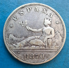 Espagne pesetas argent d'occasion  Royan