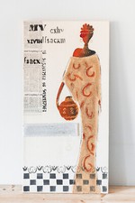 Tableau femme africaine d'occasion  Grisolles