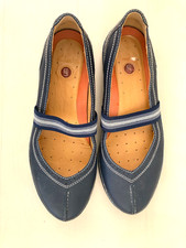 Clarks structured navy for sale  ABERGAVENNY