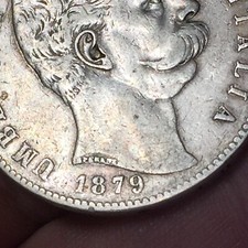 Lire 1879 zecca usato  San Bonifacio