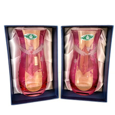 Pair bohemia crystal for sale  LLANDUDNO JUNCTION
