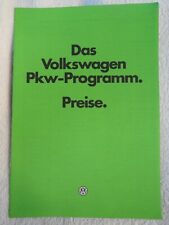 Preisliste prospekt käfer gebraucht kaufen  Wiesloch