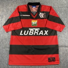 Camiseta de futebol Umbro Flamengo Lubrax vintage grande Petrobras #11 comprar usado  Enviando para Brazil
