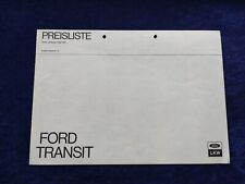 Ford transit preisliste gebraucht kaufen  Vechta