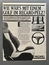 Golf recaro pelz gebraucht kaufen  Aßlar